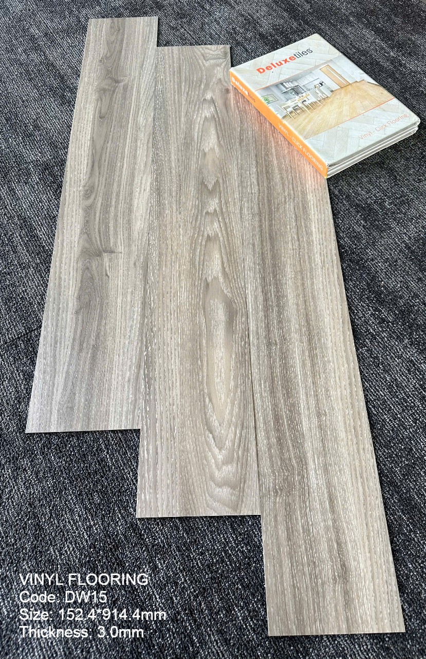 Tấm vinyl giả gỗ dày 3li màu xám